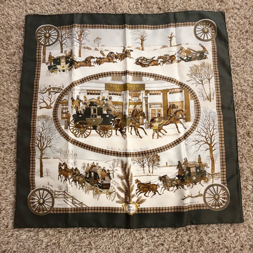 Hermes Authentic Silk Scarf - Picture 2 of 16